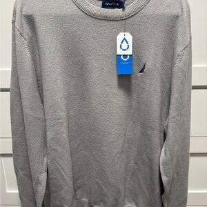 Men’s XL Nautica lite weight Sweater Gray